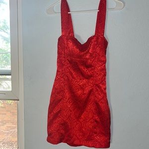 Cute little party dress with open back and cute bow!!